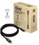 Club 3D KAB USB4 Gen3x2 Type-C 2m kábel (CAC-1578) (CAC-1578)