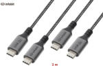 Infobit Cablu Infobit USB Type-C USB Type-C Infobit 20Gbps E-Marker 2m Multicolor (iCable-U4-CC2020)