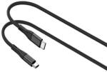 Lemontti Cablu Lemontti LEMCTYC100WN Type-C la Type-C 100W 1.2M Negru (LEMCTYC100WN)