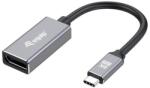 Equip Átalakító - 133493 (USB-C to DisplayPort1.4, 8K/60Hz, szürke) (133493)