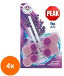 Peak WC Set 4 x 2 Odorizante Peak WC Flex Activ, Lavanda, 48 g (ROC-4xMAG1018538TS)