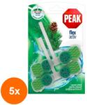 Peak WC Set 5 x 2 Odorizante Peak WC Flex Activ, Pin, 48 g (ROC-5xMAG1018537TS)
