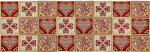 4home Traversă Inimă roșie, 32 x 96 cm Fata de masa