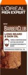 L'Oréal Szakáll- és arcápoló olaj - L'Oreal Paris Men Expert Barber Club Long Beard + Skin Oil 30 ml