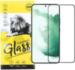  Samsung Galaxy S23 FE 5G üvegfólia, tempered glass, előlapi, 9D, edzett, hajlított, fekete kerettel