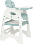Olmitos Scaun de masa 3 in1 transformabil in scaun si masuta cu placa Lego Olmitos Blue Forest - mama Scaun de masa bebelusi