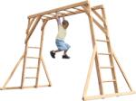 Dunster House Catarator monkey Bars Climbing Frame Dunster House