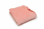 KidsDecor Paturica pufoasa de plus roz, din polyester, 75x75 cm (PPR7575) Lenjerii de pat bebelusi‎, patura bebelusi