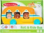 Melissa & Doug Autobuz de jucarie din lemn cu accesorii colectia Rostogol GO TOTs (MD30738) - ookee