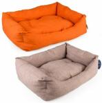 Duvoplus + Kényelmes fekhely kutyáknak 60x45x16cm mix színekben narancs/ gesztenyebarna - mall