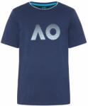 Australian Open Fiú póló Australian Open Kids T-Shirt AO Textured Logo - navy