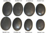  Cabochon Shungit - Oval - 32-43x24-32x6-8 mm - 1 Buc