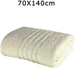 Ralex Pucioasa Prosop baie bumbac, 70x140cm, 550g mp, linii, crem-G088 (G088) Prosop