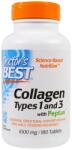 Doctor's Best Collagen Types 1 And 3 With Peptan 180 tabletta