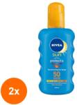 Nivea Set 2 x Spray Protectie Solara si Bronzare Nivea Sun Protect&Bronze SPF50, 200 ml (ROC-2xMAG1011075TS)