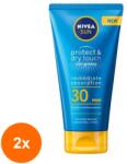 Nivea Set 2 x Crema-Gel cu Protectie Solara Nivea Sun Protect & Dry Touch, SPF30, 175 ml (ROC-2xMAG1016735TS)