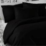 Kvalitex Lenjerie de pat din satin Luxury Collection, negru, 140 x 220 cm, 70 x 90 cm Lenjerie de pat