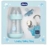 Chicco Perfect5 Set pentru nou-născuți Biberon anti-colici + Mini suzetă moale + curea pentru băieți