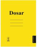 PAPERLAND Dosar carton color cu sina, 300 g/mp, 50 buc/set, galben, PAPERLAND (22000096)