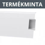 Arbiton Termékminta: Lars 7 cm-es parkettaszegélyléc, gumi szegélyes, vízálló, kábelcsatornával: Fehér (156243300000000012 - termékminta)