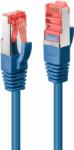 Lindy UTP CAT6 Patch kábel 0.5m - Kék (47716)