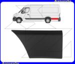 OPEL MOVANO B 2010.03-2021.05 /X62/ Hátsó sárvédő díszléc kerékív mögötti bal "középhosszú kivitel: 3682/mm" W600923