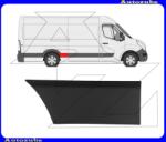 RENAULT MASTER 3 2019.09-2024.02 Hátsó sárvédő díszléc kerékív előtti jobb "középhosszú kivitel: 3682/mm" W600922