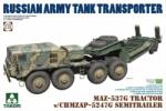 TAKOM MAZ-537G Tractor w/CHMZAP-5247G SEMITRRAILER 1: 72 (TAK5004)
