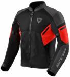 Rev'it! Jacket GT-R Air 3 Black/Neon Red L Geacă textilă (FJT307-1270-L)