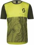 Scott Trail Vertic S/SL Men's Shirt Tricou Bitter Yellow/Fir Green M (4032407544008)