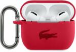 LACOSTE Liquid Silicone Glossy Printing Logo Apple Airpods Pro Red tok (LCAPSR)