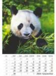 TopTimer Calendar de perete Animale sălbatice 220x330 mm spirală TopTimer T094-08 2024 (24T9400-08A)