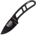 Esee Knives Candiru Black CAN-B neck knife with black sheath + belt clip (CAN-B-E)