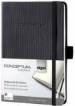 Sigel A/4 Exclusive Smooth Notebook 97 pagini (copertă tare) #black (CO110)