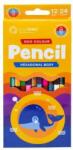 BLUERING Set de creioane colorate, duocolor cu două capete 12/24 culori Bluering® 24 culori (JJ10121-24)