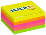 Stick'n Stick' N 51x51mm 250 de coli neon mix zaruri autoadezive (21203)