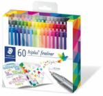 STAEDTLER Triplus Set 60 de ace lavabile cu pâslă lavabilă (334 C60)