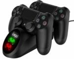 Ipega PG-9180 Stație de andocare dublă pentru controler de joc pentru PS4 (negru) (PG-9180)