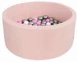 MISIOO Száraz medence labdákkal 100db 70x27cm rózsaszín Smart S Princess (MIS88/S_GR/001/1(1))