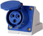 Bals Ipari csatlakozó DAFR-162 3P 16A 230V dugalj ráépíthető kék IP44 Bals 111 - Készlet erejéig! ! ! (111)