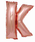 Balloons4party Balon folie litera K rose gold 40 cm