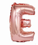  Balon party, folie metalizata roz, 40 cm, litera E