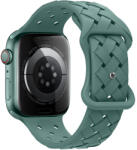  Hoco Flexible szilikon szíj Apple Watch-hoz bambusz mintás 38/40/41mm WA16 - Fenyő zöld (WA1638-106)