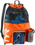 TYR Úszózsák Tyr Big Mummy Mesh Bag Fekete/narancs