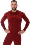Brubeck Férfi hosszú ujjú póló Brubeck Thermo burgundi XXL