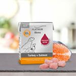 PLATINUM Menu Pulyka + Lazac felnőtt nedvestáp (375 g)