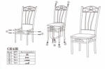  Étkezőasztal szett 6 db székkel bükk BC FUR-603-160S (FUR-603-160S)