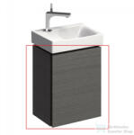 Geberit Xeno2 38x52, 5x26, 5 cm-es 1 ajtós alsószekrény mosdó nélkül, faerezetes szürke 500.502. 43.1 (500502431)