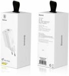 Baseus USB Quick Charge 3.0 hálózati töltő adapter 3A (fehér)