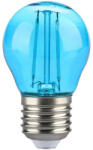 V-TAC LED izzó filament COG E27 G45 2W kék kisgömb - 217412 (217412)